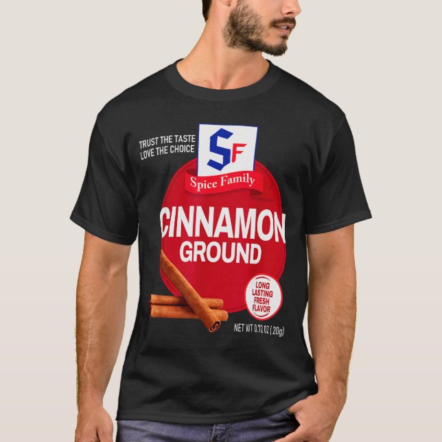 Ground Cinnamon Halloween Sce Costume Group Matchi T-Shirt (Front)