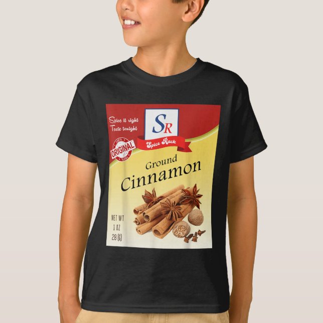 Ground Cinnamon Sce Condiment Costume Holiday Sce  T-Shirt (Front)