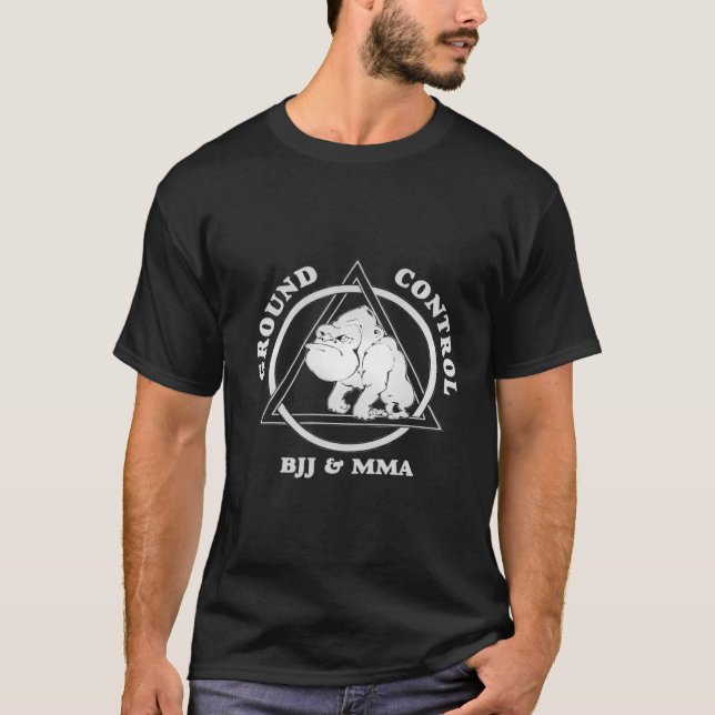 Ground Control Bjj Mma T-Shirt (Front)