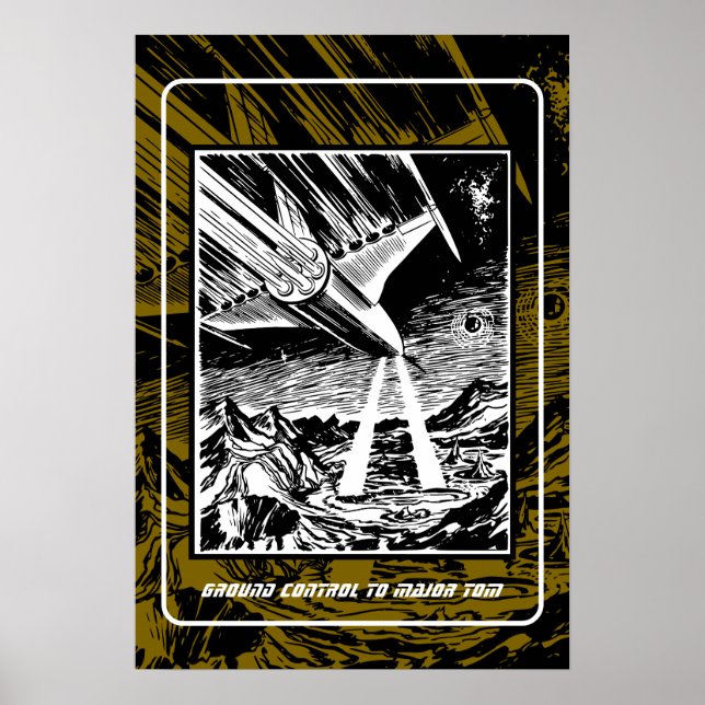 Ground control to major Tom Poster (Front)