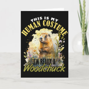 Ground Hog Im Really A Woodchuck _1  Card