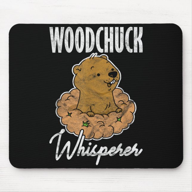 Ground Hog Woodchuck Whisperer _3  Mouse Mat (Front)