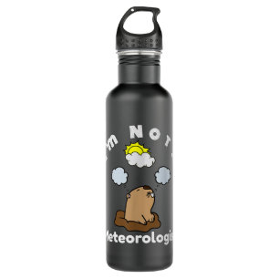 Ground Hogs Day Punxsutawney Phil Birthday Woodchu 710 Ml Water Bottle