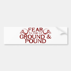 Ground & Pound Bumper Sticker