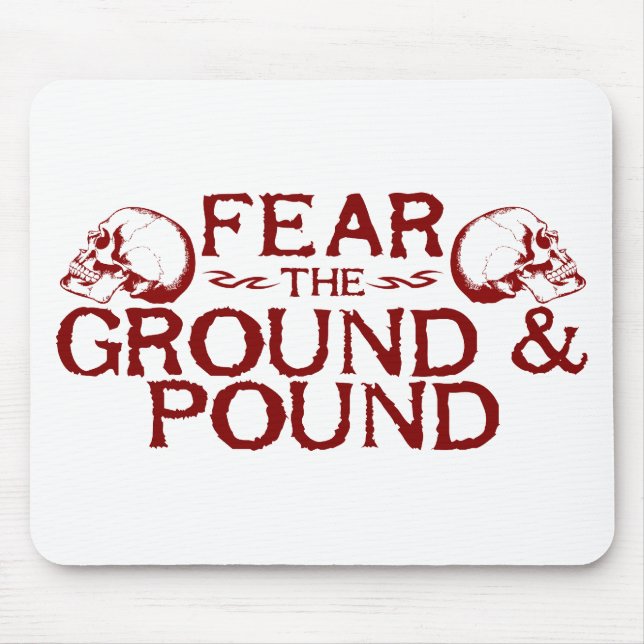 Ground & Pound Mouse Mat (Front)