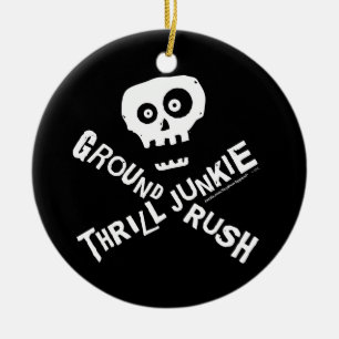 Ground Rush Skydiver Ceramic Tree Decoration