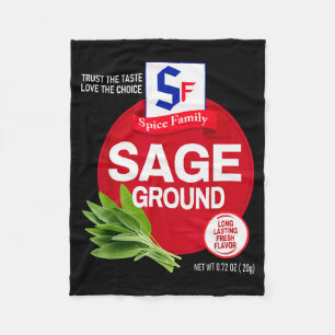 Ground Sage Halloween Sce Costume Group Matching Fleece Blanket