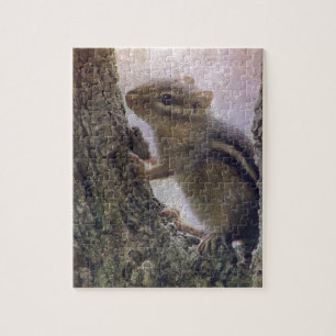 Ground Squirrel Grunge Jigsaw Puzzle