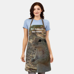 Ground Squirrel Small Southwest Desert Animal Apron