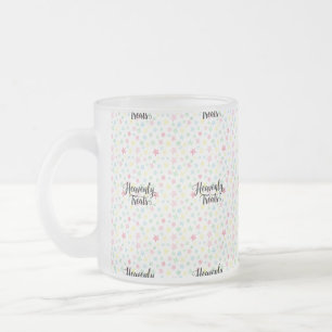 Ground Treats, by Natasha Us   Frosted Glass Coffee Mug