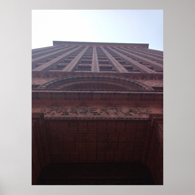 Ground View of the Guaranty Building Poster (Front)