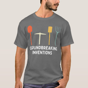 Groundbreaking Inventions Funny Gardening Meme gif T-Shirt