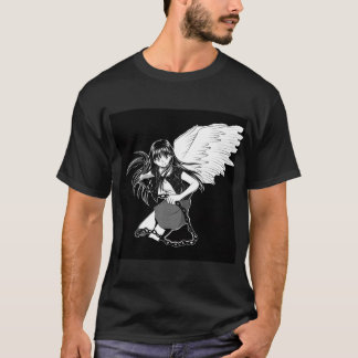 Grounded Angel: Black Double T-Shirt