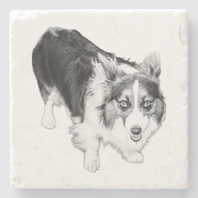Grounded Gaze With Every Drink Stone Coaster (Front)