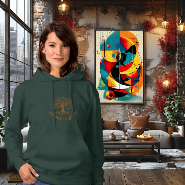 Grounded in Nature Tree of Life – Copper Accent Hoodie (Creator Uploaded)