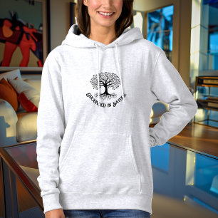 Grounded in Nature Tree of Life – Natural  Mindful Hoodie