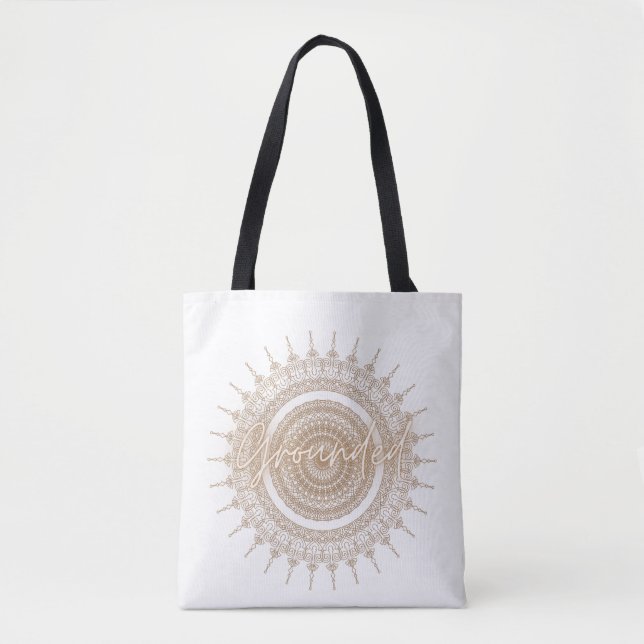 Grounded Mandala tote bag (Front)