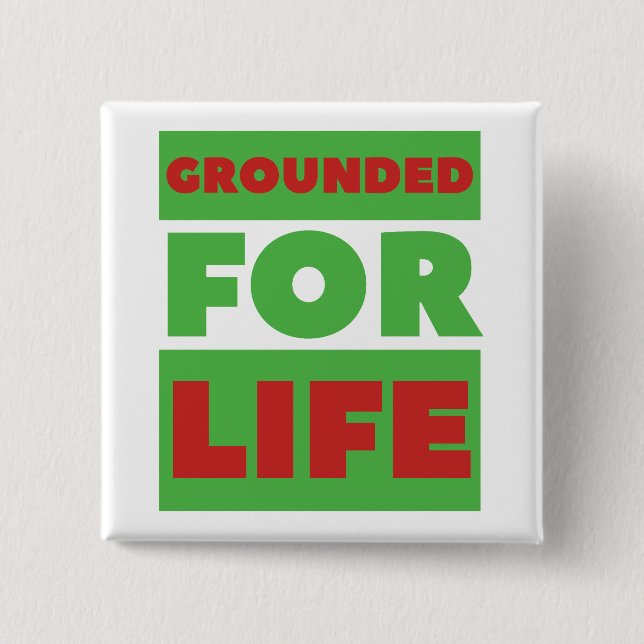 Grounded  Square Button (Front)