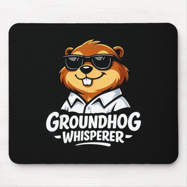 Groundhog _2  mouse mat (Front)