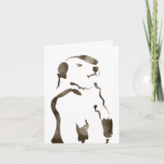 groundhog bokeh card (Front)