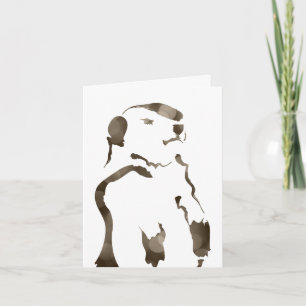 groundhog bokeh card