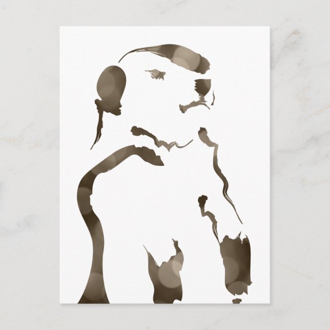 groundhog bokeh postcard (Front)