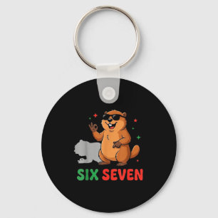 Groundhog Day 67 Funny Respect The Shadow Meteorol Key Ring