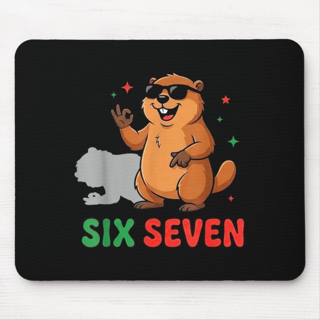 Groundhog Day 67 Funny Respect The Shadow Meteorol Mouse Mat (Front)