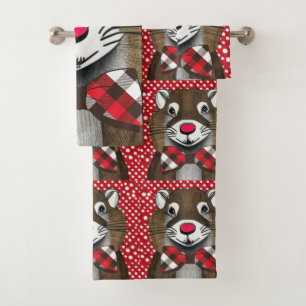 Groundhog Day Bath Towel Set