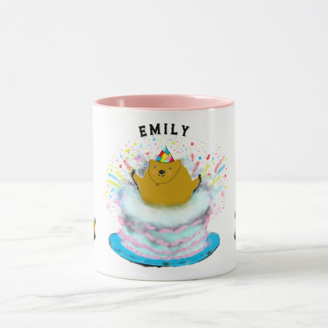 Groundhog Day Birthday Gift Mug (Center)