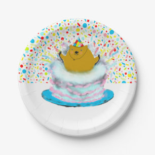Groundhog Day Birthday Party Paper Plate