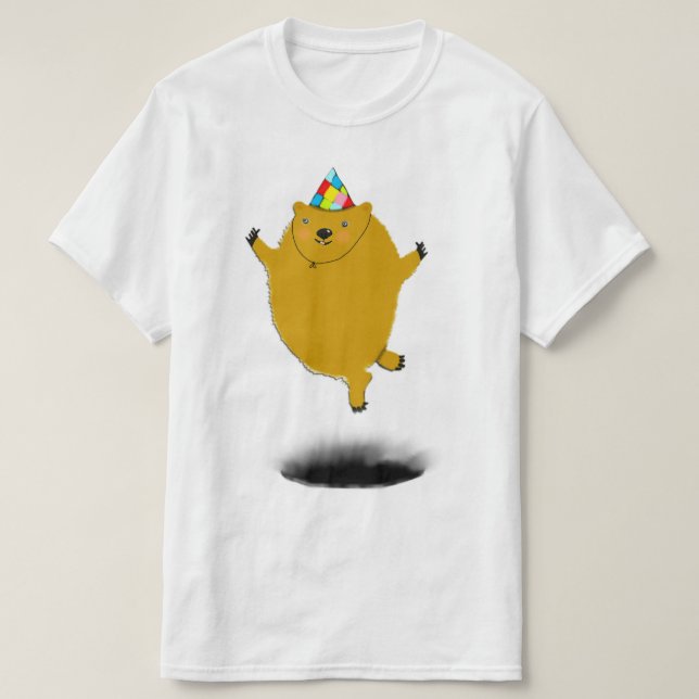 Groundhog Day Birthday T-Shirt (Design Front)