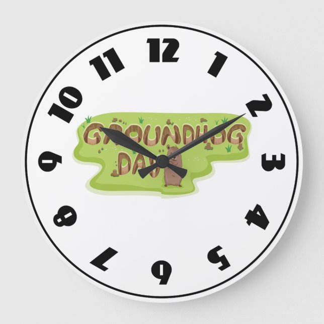 Groundhog Day Clock (Front)