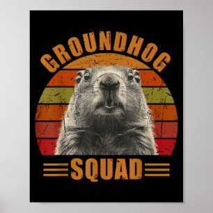 Groundhog Day Decorations 2025 Retro Vintage Groun