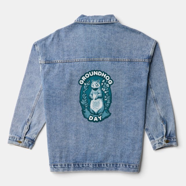 Groundhog Day Denim Jacket (Back)