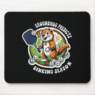 Groundhog Day Feb 2nd Humor Dinking Season Funny P Mouse Mat