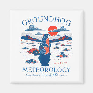 Groundhog Day Funny Quote Respect The Shadow Meteo Magnet
