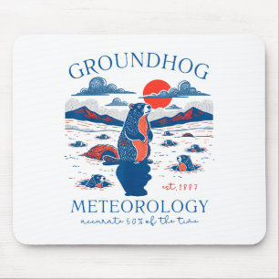 Groundhog Day Funny Quote Respect The Shadow Meteo Mouse Mat