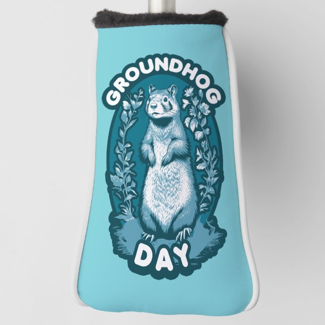 Groundhog Day Golf Head Cover (Rotate 90)