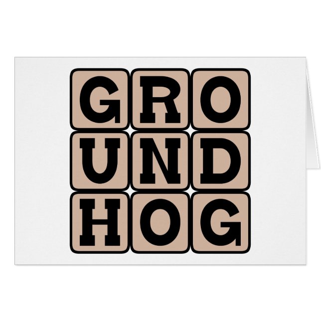 Groundhog Day, Holiday (Front Horizontal)