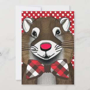Groundhog Day Holiday Card