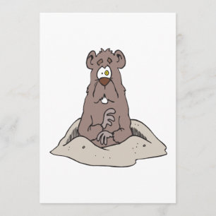 Groundhog Day Invitation