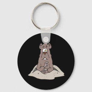 Groundhog Day Key Ring