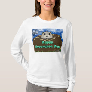 Groundhog Day Ladies Long Sleve Tee