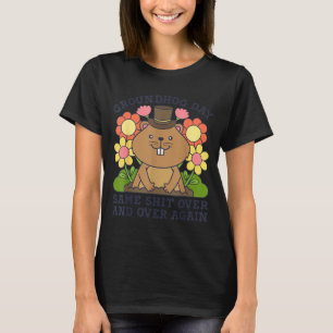 Groundhog Day Men Women Animal Lovers Retro 60s 70 T-Shirt