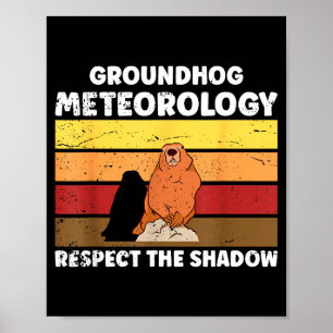 Groundhog Day Meteorology Quote For Meteorologist Poster
