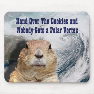 Groundhog Day Polar Vortex Mouse Mat