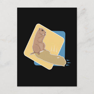 Groundhog Day Postcard