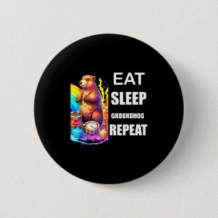 Groundhog Day Rainbow Pride Diversity Harmony Lgbt 6 Cm Round Badge