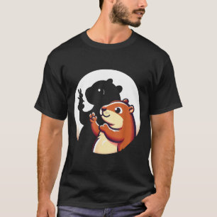 Groundhog Day Shadow Puppet Funny Gifts For Men Wo T-Shirt
